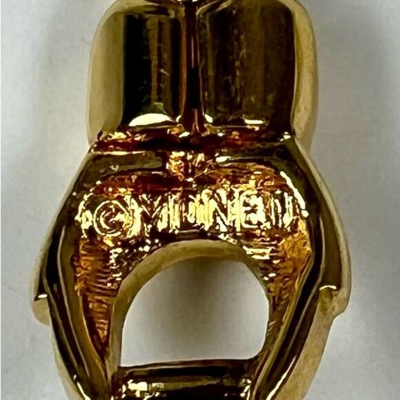 Vintage Monet Braided Gold Tone Braided Bracelet - Picture 6 of 8